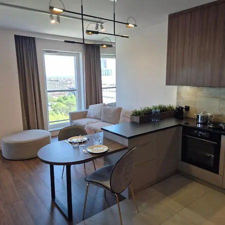 Апартаменты Sokolska 30 Towers - Klimatyzacja- Lux- Parking- Sauna- Gym -and The View Катовице