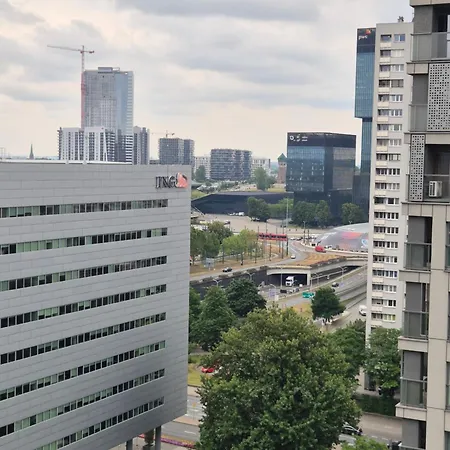 Sokolska 30 Towers - New- Lux- Parking- Sauna- Gym -and The View 公寓 卡托维兹