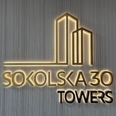 アパート Sokolska 30 Towers - Klimatyzacja- Lux- Parking- Sauna- Gym -and The View *