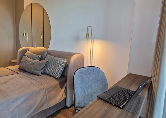 아파트 Sokolska 30 Towers - New- Lux- Parking- Sauna- Gym -and The View