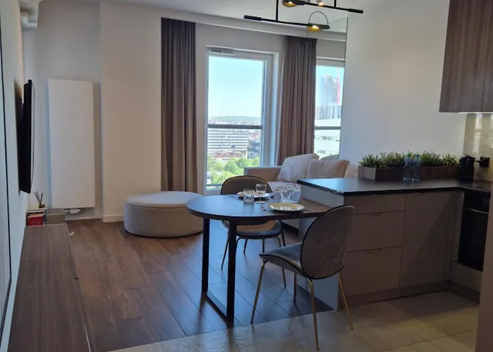 Sokolska 30 Towers - New- Lux- Parking- Sauna- Gym -and The View